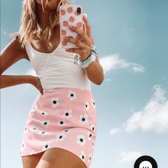 princess polly shelly mini skirt pink - Picture 1 of 6